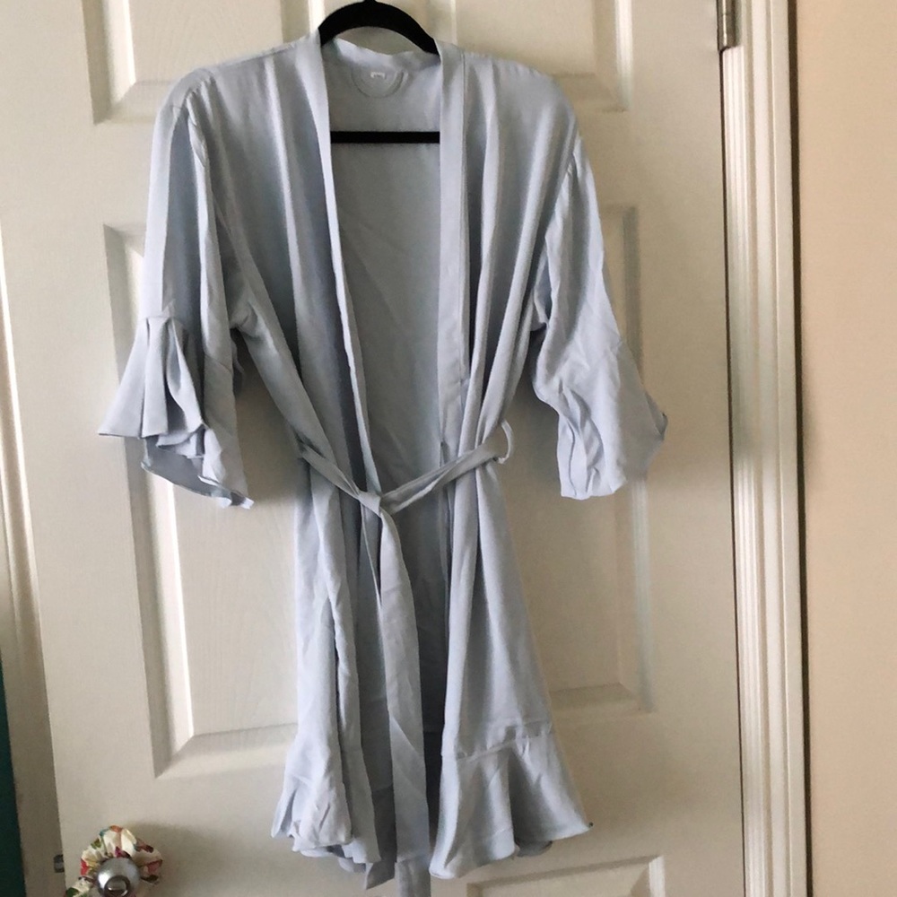Brand new light blue robe